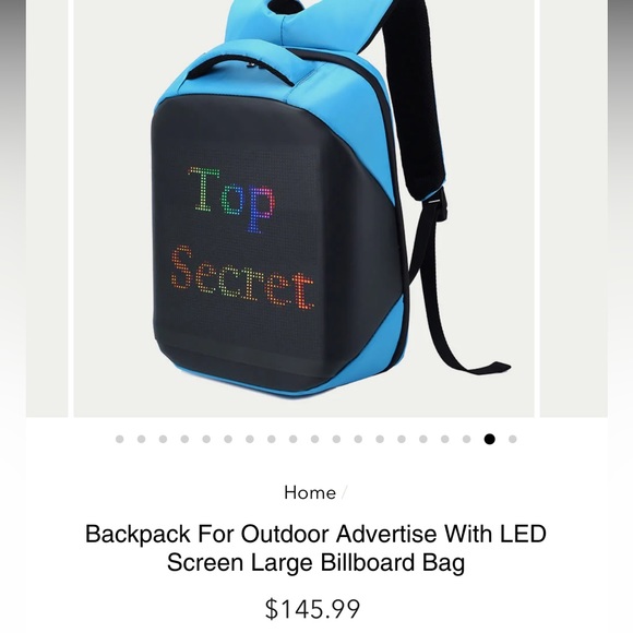 Biosled  Electronic Billboard Backpack - Picture 1 of 15